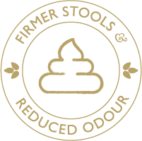 Firmer Stools & Reduced Odour